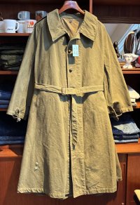 50's~【ビンテージ】【フランス軍】フレンチアーミー【オリーブ】【モーターサイクルコート】【サイズ１】 