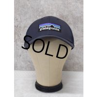 【ビンテージ】patagonia【パタゴニア】【紺地】ロゴキャップ【BBキャップ】【メッシュキャップ】サイズフリー 