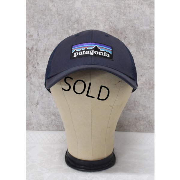 画像1: 【ビンテージ】patagonia【パタゴニア】【紺地】ロゴキャップ【BBキャップ】【メッシュキャップ】サイズフリー 