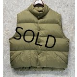 【ビンテージ】【L.L.bean】刻印ボタン【L.L.ビーン】刻印ボタン ベージュ【ダウンベスト】【サイズＸＸＬ程度】 