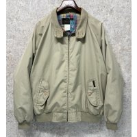 90's【ビンテージ】【エディーバウアー】【Eddie Bauer】【ベージュｘ裏地マドラスチェック】スウィングトップ【サイズＸＬ程度】 