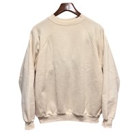 USA製【90s】【ビンテージ】【USA製】ヘインズ【hanes】クリーム色【無地】レディース【スウェット】【サイズW-Ｌ】 