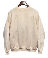 USA製【90s】【ビンテージ】【USA製】ヘインズ【hanes】クリーム色【無地】レディース【スウェット】【サイズW-Ｌ】 