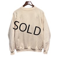 USA製【90s】【ビンテージ】【USA製】ヘインズ【hanes】クリーム色【無地】レディース【スウェット】【サイズW-Ｌ】 