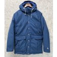 画像1: 80's【USA製】【ビンテージ】【GERRY】【ジェリー】青【フード付き】【ダウンジャケット】M程度<br> (1)