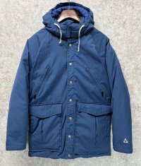 80's【USA製】【ビンテージ】【GERRY】【ジェリー】青【フード付き】【ダウンジャケット】M程度 