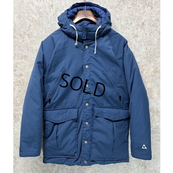 画像1: 80's【USA製】【ビンテージ】【GERRY】【ジェリー】青【フード付き】【ダウンジャケット】M程度 