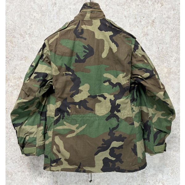 画像3: 【デッドストック】80's【M-65】【米軍実物】ウッドランドカモ【迷彩】【フィールドジャケット】【S-Short】 