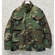 画像1: 【デッドストック】80's【M-65】【米軍実物】ウッドランドカモ【迷彩】【フィールドジャケット】【S-Short】<br> (1)