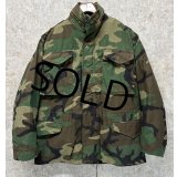 【デッドストック】80's【M-65】【米軍実物】ウッドランドカモ【迷彩】【フィールドジャケット】【S-Short】 