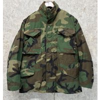 【デッドストック】80's【M-65】【米軍実物】ウッドランドカモ【迷彩】【フィールドジャケット】【S-Short】 