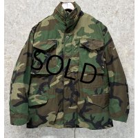 【デッドストック】80's【M-65】【米軍実物】ウッドランドカモ【迷彩】【フィールドジャケット】【S-Short】 