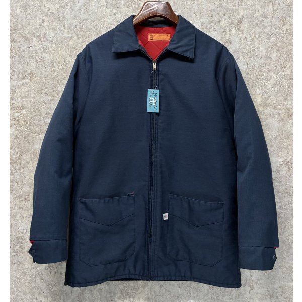 画像1: 90’s USA製【ビンテージ】【CLAYTON】クレイトン【紺】【キルティング裏地】【ワークジャケット】【US40】 