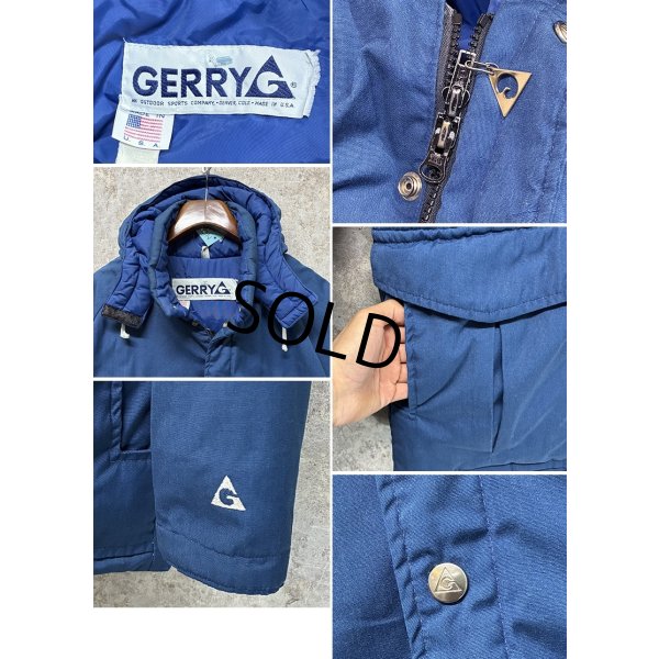 画像2: 80's【USA製】【ビンテージ】【GERRY】【ジェリー】青【フード付き】【ダウンジャケット】M程度 