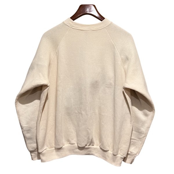 画像3: USA製【90s】【ビンテージ】【USA製】ヘインズ【hanes】クリーム色【無地】レディース【スウェット】【サイズW-Ｌ】 