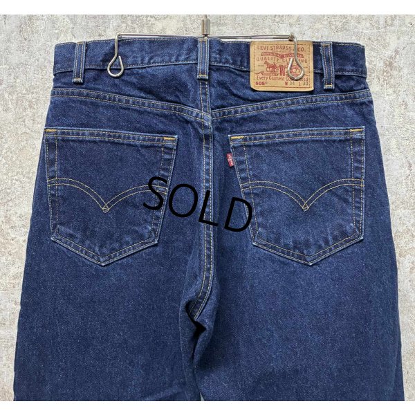 画像4:  USA製【ビンテージ】【LEVI'S】【リーバイス５０５】505【デニムパンツ】【34ｘ30】 