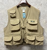 【ビンテージ】【ＬＬビーン】【L.L.bean 】【ベージュ】【フィッシングベスト】【サイズXＬ】 