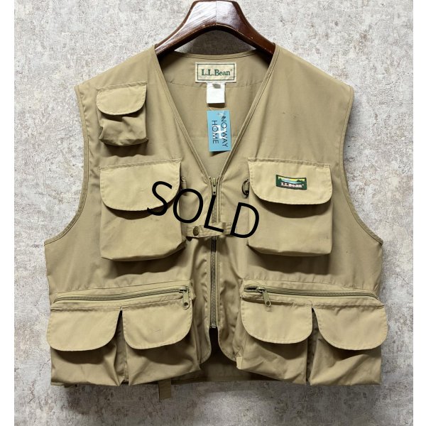 画像1: 【ビンテージ】【ＬＬビーン】【L.L.bean 】【ベージュ】【フィッシングベスト】【サイズXＬ】 