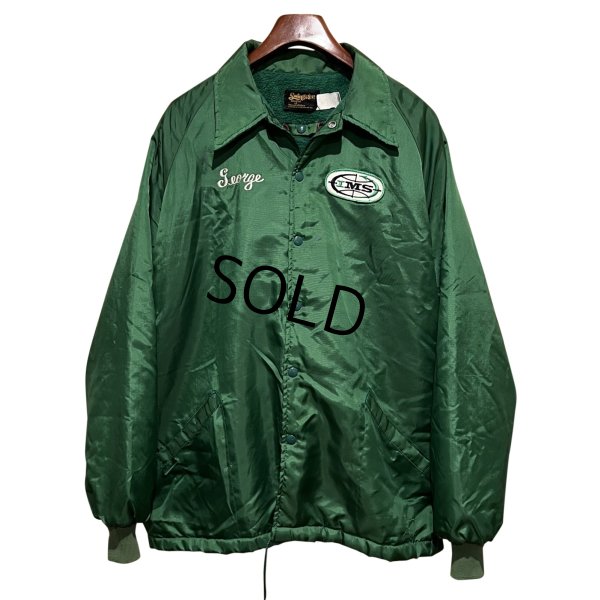 画像1: 【ビンテージ】【Swingster】スウィングスター【緑】IMS【フリース裏地付き】【コーチジャケット】【サイズXL】 