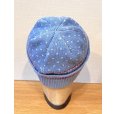 画像5: 【USA製】【ビンテージ】【wigwam】ウィグアム バーズアイ柄【水色】 【ニットキャップ】 【ニット帽】 <br> (5)