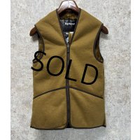 未使用品!!【ビンテージ】【バブアー】【Barbour】【オイルドジャケット用】パイルライナーベスト UK34 