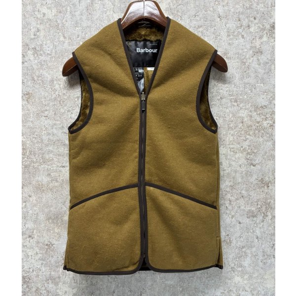 画像1: 未使用品!!【ビンテージ】【バブアー】【Barbour】【オイルドジャケット用】パイルライナーベスト UK34 