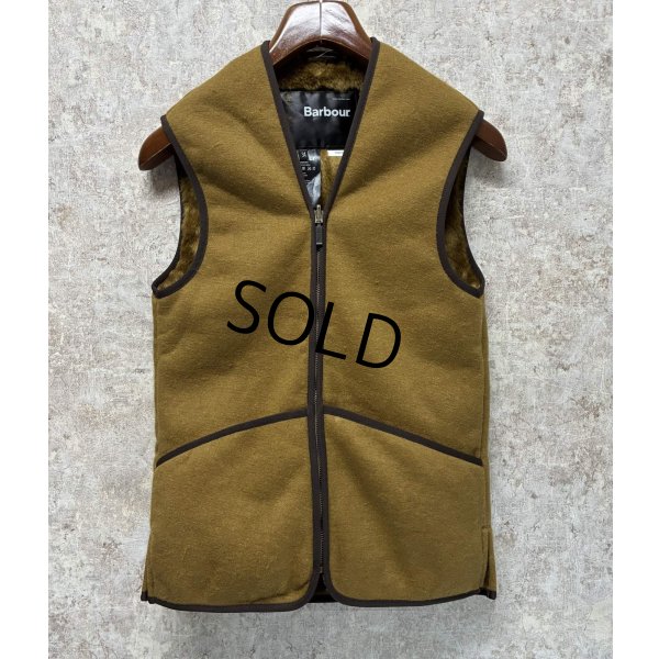 画像1: 未使用品!!【ビンテージ】【バブアー】【Barbour】【オイルドジャケット用】パイルライナーベスト UK34 
