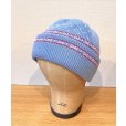 画像3: 【USA製】【ビンテージ】【wigwam】ウィグアム バーズアイ柄【水色】 【ニットキャップ】 【ニット帽】 <br> (3)