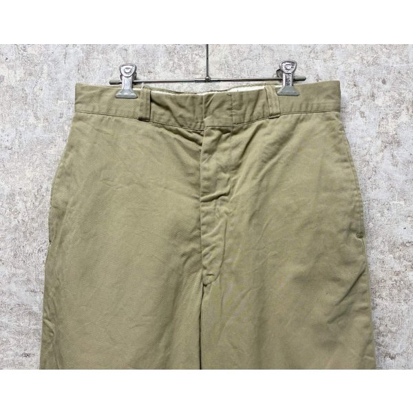画像3: 60's【ビンテージ】U.S.ARMY【米軍実物】【チノパンツ】【サイズ 32x33】 