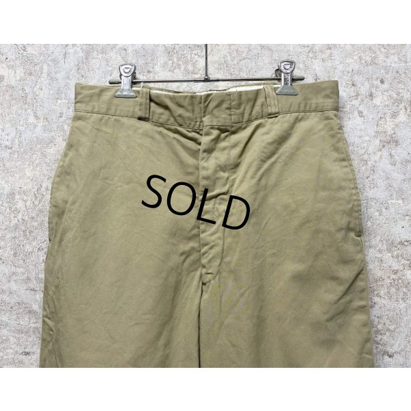 画像3: 60's【ビンテージ】U.S.ARMY【米軍実物】【チノパンツ】【サイズ 32x33】 