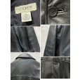 画像2: 【ビンテージ】【J.crew】【オールドＪクルー】【黒】【レザージャケット】カーコート【サイズL】<br> (2)