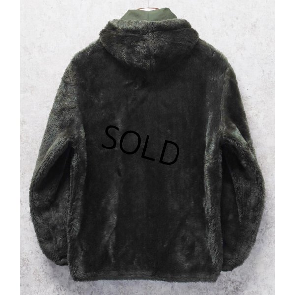 画像3: 〜80's【ビンテージ】オリーブグリーン ナイロンｘフェイクファー【リバーシブルパーカ】 