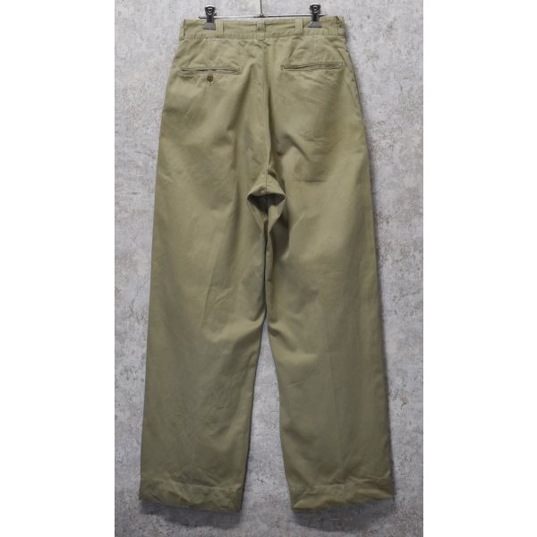 画像4: 60's【ビンテージ】U.S.ARMY【米軍実物】【チノパンツ】【サイズ 32x33】 