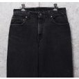 画像3: 90’ｓ~【ビンテージ】【メキシコ製】【LEVI'S】【リーバイス】560 ブラック 黒【テーパード】【デニムパンツ】【31Ｘ30】<br> (3)