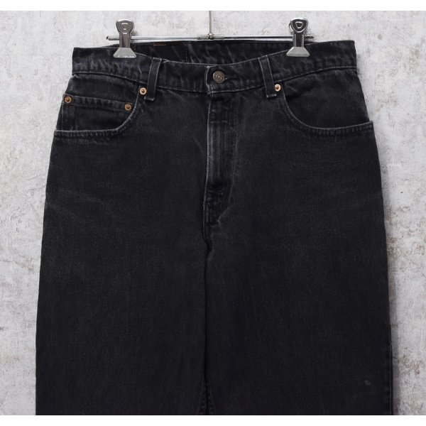 画像3: 90’ｓ~【ビンテージ】【メキシコ製】【LEVI'S】【リーバイス】560 ブラック 黒【テーパード】【デニムパンツ】【31Ｘ30】 