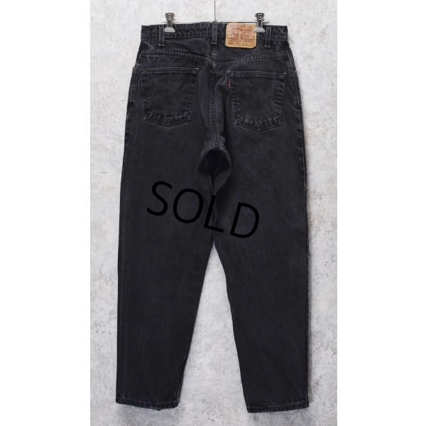 画像4: 90’ｓ~【ビンテージ】【メキシコ製】【LEVI'S】【リーバイス】560 ブラック 黒【テーパード】【デニムパンツ】【31Ｘ30】 