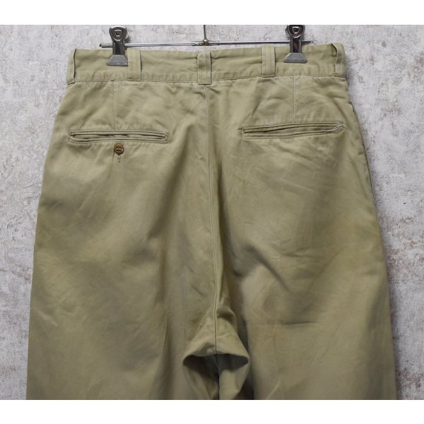 画像5: 60's【ビンテージ】U.S.ARMY【米軍実物】【チノパンツ】【サイズ 32x33】 