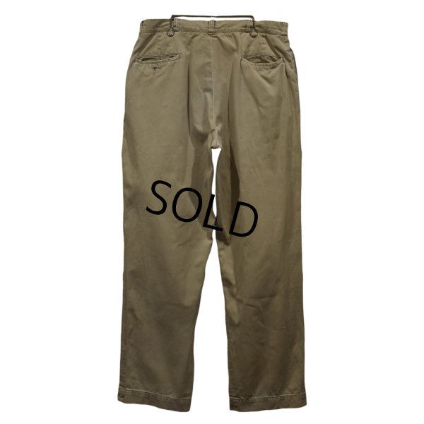 画像3: 【60's】【ビンテージ】U.S.ARMY【米軍実物】【チノパンツ】【３６Ｘ３３】 