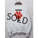 90's~ USA製【ビンテージ】SANTEE【PANTHER MOM】 肉球 グレー【スウェット】【サイズＸＸＬ】 