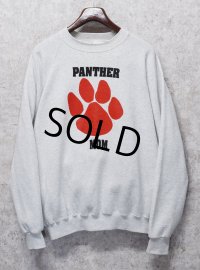 90's~ USA製【ビンテージ】SANTEE【PANTHER MOM】 肉球 グレー【スウェット】【サイズＸＸＬ】 