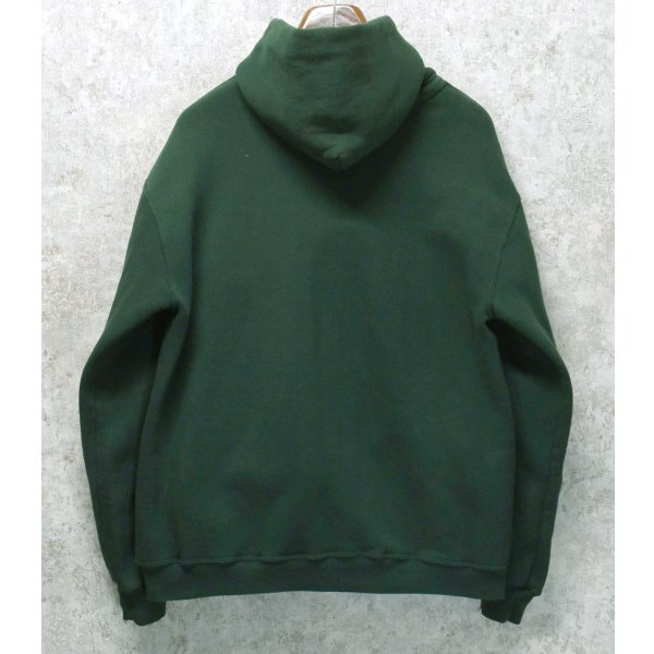 画像3: 90’s  USA製 【ラッセル】【ビンテージ】【緑】無地【パーカー】【サイズＸＬ】 