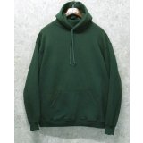 90’s  USA製 【ラッセル】【ビンテージ】【緑】無地【パーカー】【サイズＸＬ】 