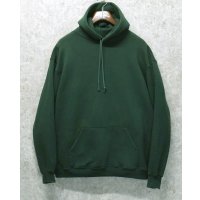 90’s  USA製 【ラッセル】【ビンテージ】【緑】無地【パーカー】【サイズＸＬ】 