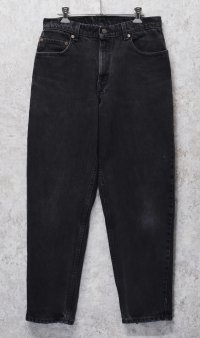 90’ｓ~【ビンテージ】【メキシコ製】【LEVI'S】【リーバイス】560 ブラック 黒【テーパード】【デニムパンツ】【31Ｘ30】 