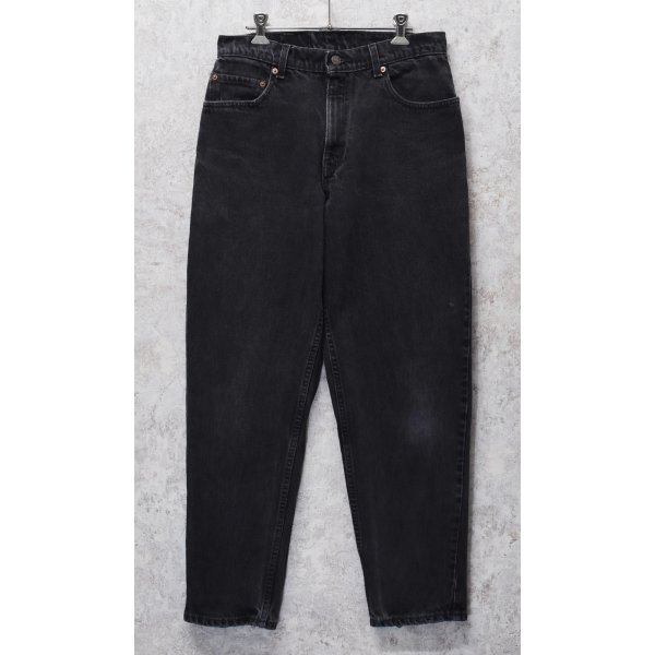 画像1: 90’ｓ~【ビンテージ】【メキシコ製】【LEVI'S】【リーバイス】560 ブラック 黒【テーパード】【デニムパンツ】【31Ｘ30】 