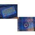 画像2: 程度良好!! 〜80's【USA製】【ビンテージ】【ペンドルトン】Pendleton【青ｘベージュ】【シャドーチェック】【ウールシャツ】【サイズＭ】<br> (2)