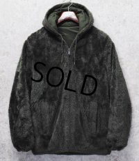 〜80's【ビンテージ】オリーブグリーン ナイロンｘフェイクファー【リバーシブルパーカ】 