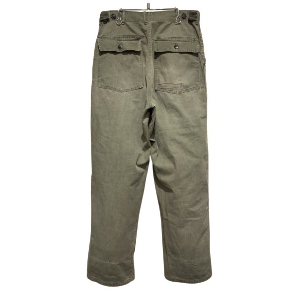 画像5: 50's【ビンテージ】 U.S.ARMY 【M-47】【ヘリンボーンツイル】【HBTパンツ】 M47【ベイカーパンツ】【W30程度】 