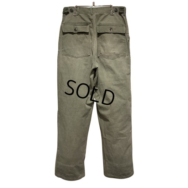 画像5: 50's【ビンテージ】 U.S.ARMY 【M-47】【ヘリンボーンツイル】【HBTパンツ】 M47【ベイカーパンツ】【W33程度】 