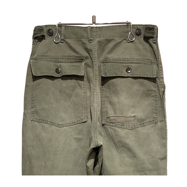 画像4: 50's【ビンテージ】 U.S.ARMY 【M-47】【ヘリンボーンツイル】【HBTパンツ】 M47【ベイカーパンツ】【W30程度】 